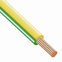 Провод ПуВ (ПВ-1) 35 мм² желто-зеленый
